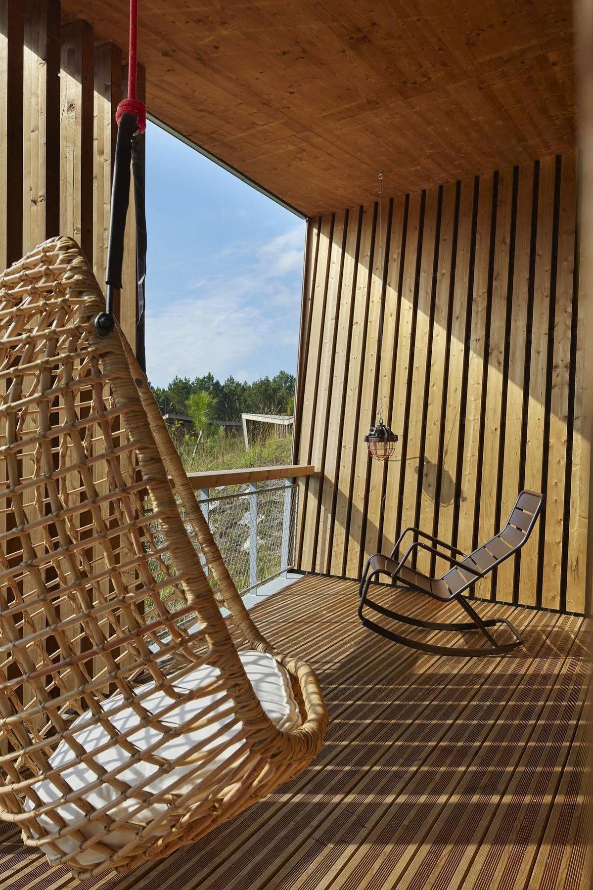 Les Echasses Golf & Surf Eco Lodge Saubion Exterior foto