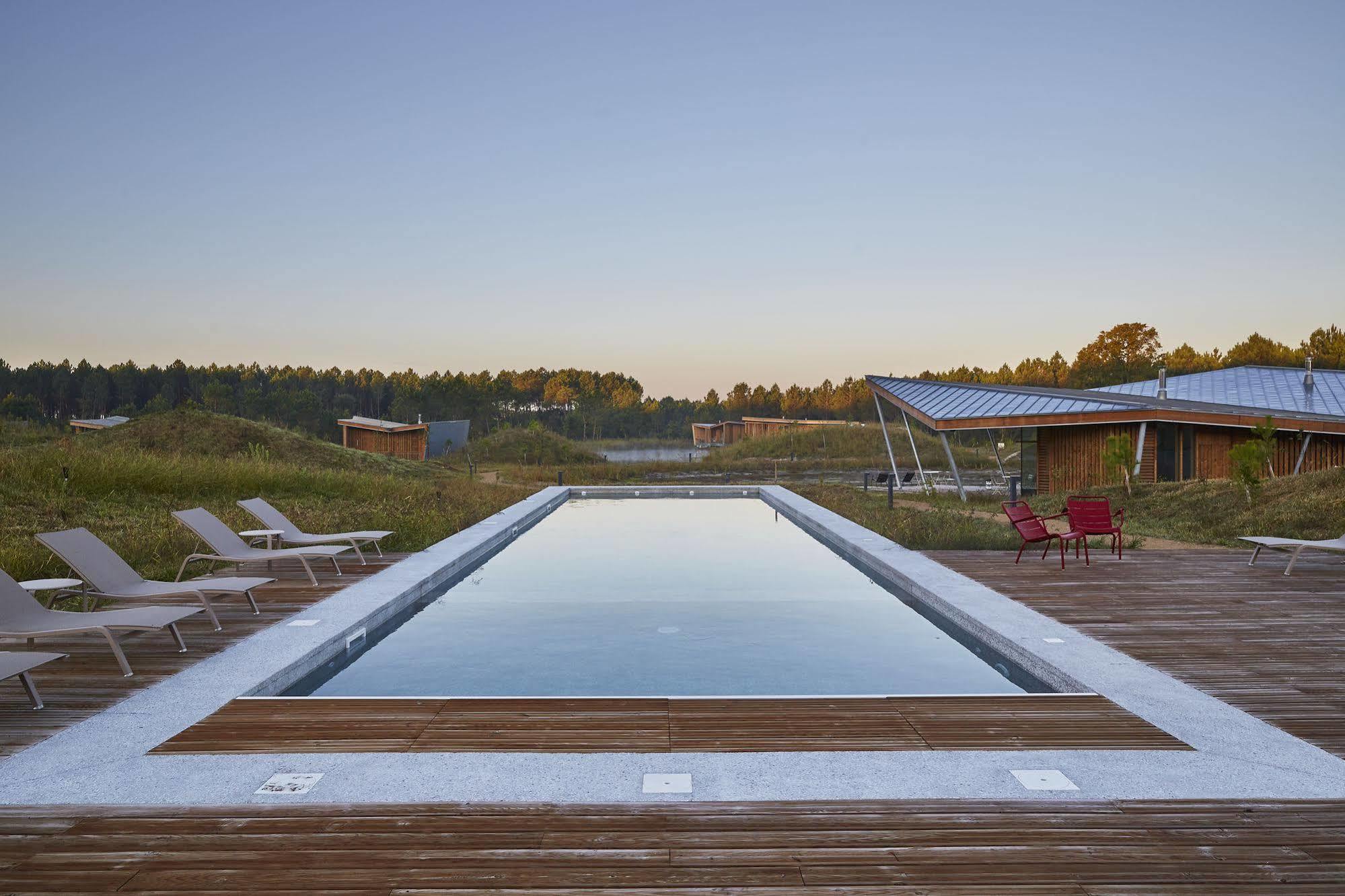 Les Echasses Golf & Surf Eco Lodge Saubion Exterior foto